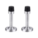 Projecting Door Stop Wall Mounted Metal Stopper Rubber Buffer Stainless NEW