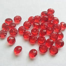200x Acrylic Buttons Transparent Mixed Color Craft Sewing Scrapbooking 12.5mm
