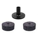 12 Pieces Cymbal Replacement Accessories Cymbal Felts Hi-Hat Clutch Felt IXQ