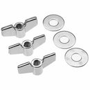 12 Pieces Cymbal Replacement Accessories Cymbal Felts Hi-Hat Clutch Felt IXQ