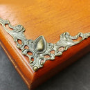 50pcs Metal Bronze Book Album Corner Protectors Scrapbooking Folder Prot MPS