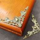50pcs Metal Bronze Book Album Corner Protectors Scrapbooking Folder Prot MPS