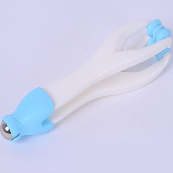 2X Hand Finger Massager Dual Roller Joint Relaxing Beauty Plastic Massage Tool