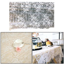 Wedding Party Decor Large Tablecloth White Floral Lace Table Cover 150 LYQ