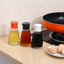 Jar Soy Sauce Pot Glass Bottle Oil Dispenser Vinegar Spice Condiment Acc DRU