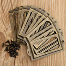 24X Home Cabinet Frame Handle Drawer Label Tag Pull File Name Card Holder HLT