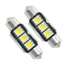 Lampadine Siluro Auto CANBUS Dome 3 LED C5W SMD 5050 Interior Bulb Light 36mm