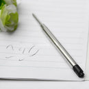 10Pcs School 0.5mm Black Ink Ball Point Pen Replacement Refills 9.8cm Leng TBP