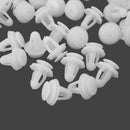 50pcs Auto Car Door Fender Bumper Plastic Rivets Fastener Push In Type Clips