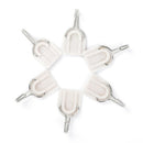 12pcs House Wall Door Plastic Metal Self-adhesive Sticky Hook Hanger HDP