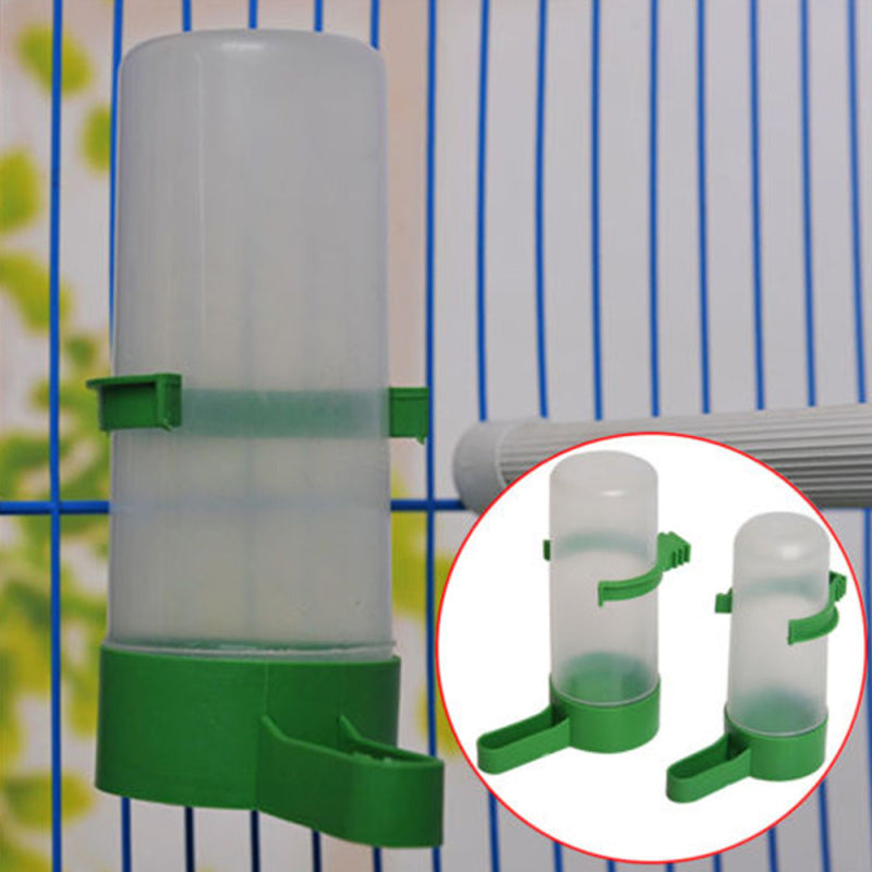 Pet Drinker Food Feeder Waterer Clip For Cage Bird Parrot Cockatiel Budgi KTI