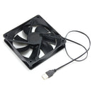 USB Cooling Fan Silent Computer Case PC CPU DC 5V  Heat Dissipating
