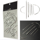 7pcs Hand Repair Upholstery Sewing Needles Carpet Leather Curved Hot