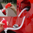 1pc Car Manual Hand Siphon Pump Hose Gas Oil Syphon Transfer Pump Plastic fds