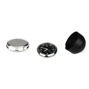 Steel Car Auto Vehicles Time Clock Meter Fit for Dashboard Ornament Deco FFC