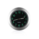 Steel Car Auto Vehicles Time Clock Meter Fit for Dashboard Ornament Deco FFC