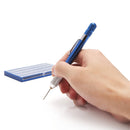 Blue Hand Drill with 21PCS Twist Number Drill Hold 0.3-1mm Pen Punch Tool GBS