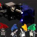 1Pc 12V 20A Red LED Light Rocker Toggle Switch SPST ON/OFF Car Auto Boat Sale