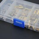 120 x M3 6-20mm Metric Press Fit Solid Male Female Brass Insert Assorted Kit GFS