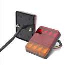 2pcs Trailer Truck LED Taillight Brake Stop Turn Signal Indicator Light La JRO