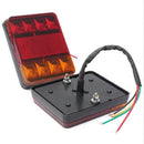 2pcs Trailer Truck LED Taillight Brake Stop Turn Signal Indicator Light Lamp 12V