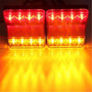 2pc Trailer Truck LED Taillight Brake Stop Turn Signal Indicator Light La JTB