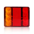 2pcs Trailer Truck LED Taillight Brake Stop Turn Signal Indicator Light La JRO