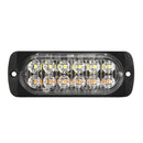 12LED Emergency Flash Light Cars Truck Warning Strobe Flash Amber/White 1 DQZ