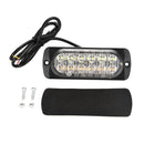 12LED Emergency Flash Light Cars Truck Warning Strobe Flash Amber/White 1 DQZ