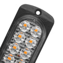12W Amber 12-LED Bar Car Truck Strobe Flash Light Emergency Warning Lam GOJ