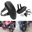 Universal Motorcycle Rear Covers Fender Splash Guard Mudguard+Bracket Black 1x