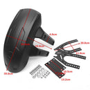 Universal Motorcycle Rear Covers Fender Splash Guard Mudguard+Bracket Black 1x