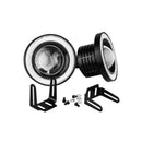 2pcs Car Angel Eye COB Halo Ring LED DRL Projector Len Fog Driving Light TAD