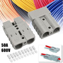 5Pcs 600V 50A 50Amp Grey Plug Connector Carvan Charger Battery 12v 24v xsa