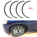 4Pc 28.7" Carbon Fiber Car Wheel Eyebrow Arch Protector Trim Lip Fender Flares