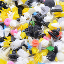 500x  Mixed Plastic Auto Cars Fastener Clip Bumper Fender Trim Rivet Door NGI