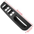 Black Door Window Switch Bezel + Handle Trim Kit For VW Jetta Golf MK4 Pas VPS