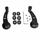 2x UNIVERSAL CAR BILLET ALUMINUM WINDOW CRANK HANDLE WINDER TRUCK PICKUP  cx
