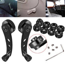 2PC UNIVERSAL CAR BILLET ALUMINUM WINDOW CRANK HANDLE WINDER TRUCK PICKUP D dr