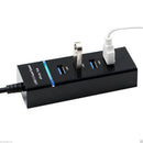 4-Port USB 3.0 Extension Charger Adapter Switch Compatible with USB2.0, US TDG