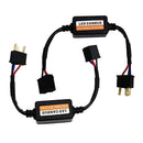 2Pcs H4 Led Headlight Canbus Error Free Anti Flicker Resistor Canceller Decod