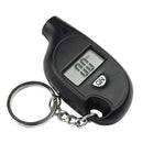 Black Car Auto LCD Digital Tyre Tire Pressure Gauge Meter Keychain Black