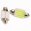 10x Festoon 36mm 12V C5W Car COB LED Light Reading Dome Map Interior bulb EQT