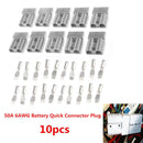 Battery Quick Connect 10pcs Set-50A Wire Harness Plug Disconnect Winch T OLG