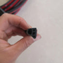 5M L-Shape Car Door Hood Trunk Trim Edge Moulding Rubber Weatherstrip Seal Strip