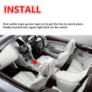 4x Ice Blue 9LED Charger Interior Light Accessories Car SUV Floor Decorati CFL