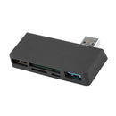1pcs USB3.0 Hub Card Reader Multi-function Accessories DVK
