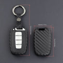 Matt Carbon Fiber Previous Smart Car Key Case Holder Protector For Hyund