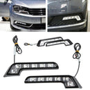 Car Auto Daytime Running Light 6LED DRL Fog Drive Daylight White Head Lamp ERY