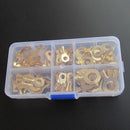 150PCS Insulated Ring Terminals Wire Crimp Connectors Spade Kit Electrical